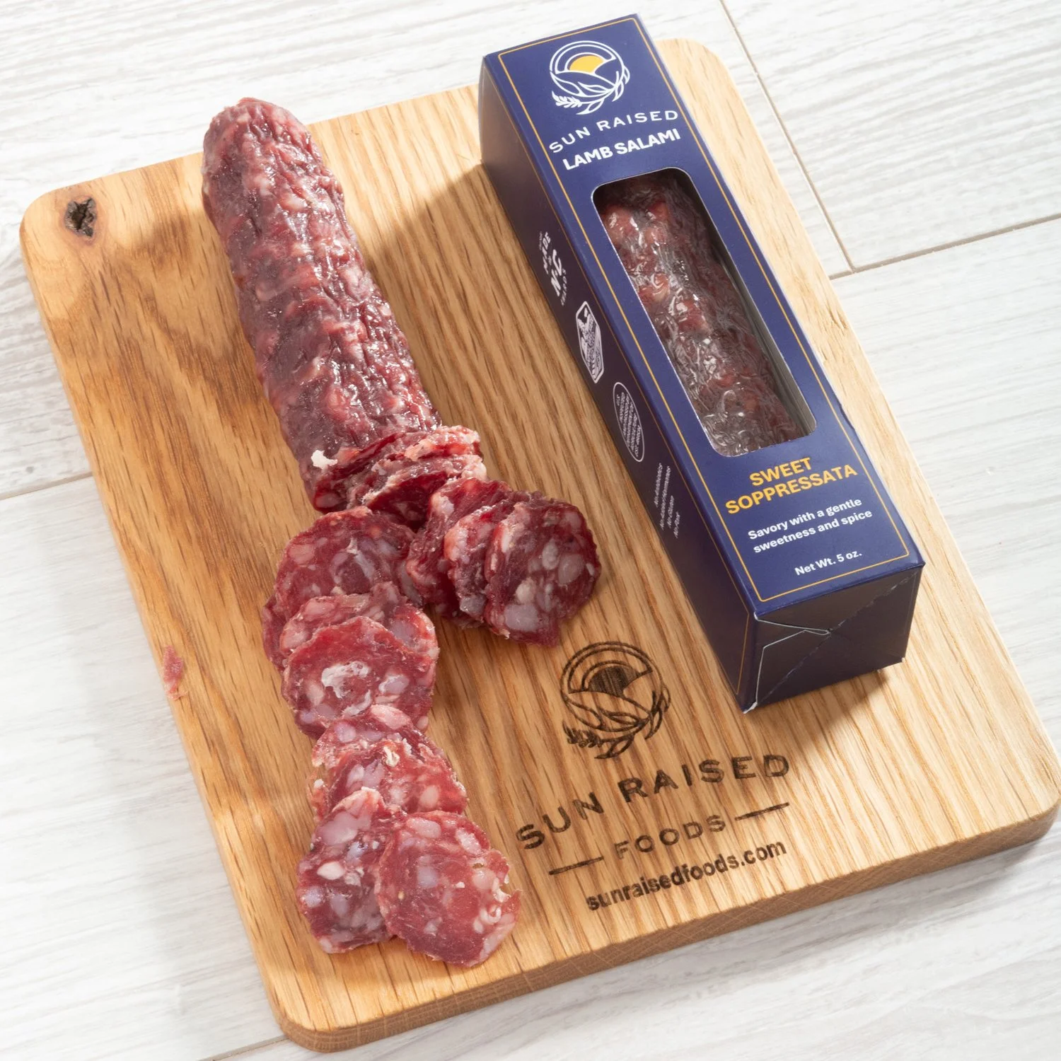 Sweet Soppressata Lamb Salami — Sun Raised Foods